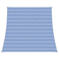 vidaXL Solsätt segel Blå och Vit 4 / 5 x 4 m HDPE