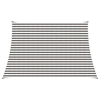vidaXL Solsätt segel Ljusgrå och vit. 4 / 5 x 3 m HDPE