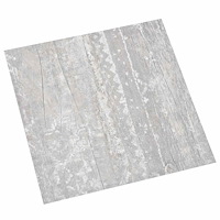 vidaXL Självhäftande golvplankor 30,5 x 30,5 cm 20 pcs PVC Grå