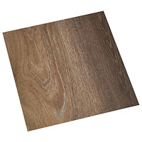 vidaXL Självhäftande golvplankor 30,5 x 30,5 cm 20 pcs PVC Brun