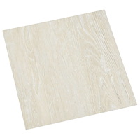 vidaXL Självhäftande golvplankor 30,5 x 30,5 cm 20 pcs PVC Gräddvit