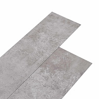 vidaXL Självklistrande PVC-golvplankor 30,5 x 61 cm 28 pcs PVC Jordgrå
