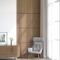 vidaXL Väggpaneler 8 pcs Naturlig 60,5 x 60 cm