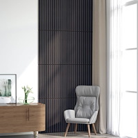 vidaXL Väggpaneler 8 pcs Antracit 60,5 x 60 cm