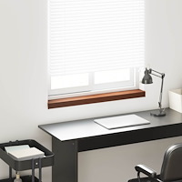 vidaXL Fönsterbräda Brun trä 60 x 10 x 4,5 cm PVC