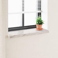 vidaXL Fönsterbräda Marmorstruktur 80 x 35 x 4,5 cm PVC