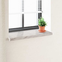 vidaXL Fönsterbräda Marmorstruktur 100 x 40 x 4,5 cm PVC