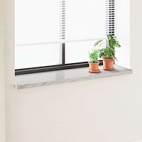 vidaXL Fönsterbräda Marmorstruktur 140 x 40 x 4,5 cm PVC