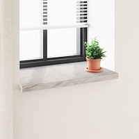 vidaXL Fönsterbräda Marmorstruktur 60 x 50 x 4,5 cm PVC