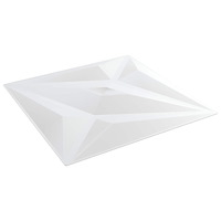 vidaXL Väggpaneler Stjärna 12 pcs Vit stjärna 50 x 50 cm XPS Skum