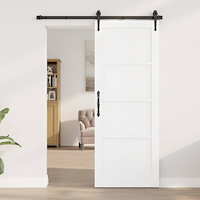 vidaXL Inredningsdörr Vit 78 x 202 cm Plywood
