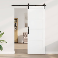 vidaXL Inredningsdörr Vit 78 x 211 cm Plywood