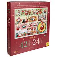 Peliko Kunnas Pusselkalender Jultomtar