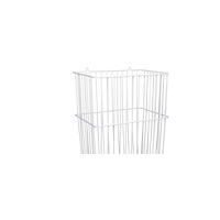 Abena Trådställ vit för avfall 40x34x23 cm, förberett för väggmont...