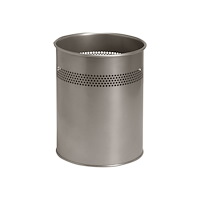 TWINCO TWINCO A/S - avfallskorg - 15 L - metall - silver