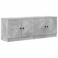 vidaXL Sängskåp 2 pcs Betonggrå 66 x 35 x 48 cm Konstruerat trä