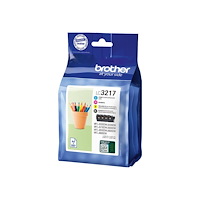 Brother Brother LC3217 Value Pack - 4-pack - svart, gul, cyan, magenta - original - bläckpatron