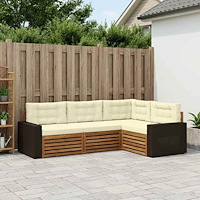 vidaXL Utomhussoffset 4 pcs