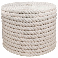 vidaXL Juterep 24 Vit 100% Tossa jute