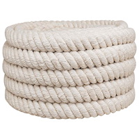 vidaXL Juterep 30 Vit 100% Tossa jute