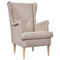 vidaXL Fåtölj Beige ARES