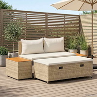 vidaXL Utomhussoffset 4 -Seater 4 pcs 55 x 30 x 39 cm