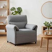 vidaXL Soffa 100% polyester metallram MDF, Plywood