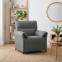 vidaXL Soffa 100% polyester metallram MDF, Plywood