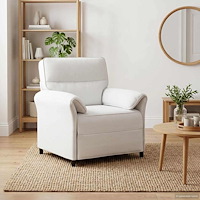 vidaXL Soffa 100% polyester metallram MDF, Plywood