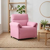 vidaXL Soffa 100% polyester metallram MDF, Plywood