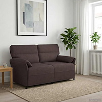 vidaXL Soffa 100% polyester metallram MDF, Plywood