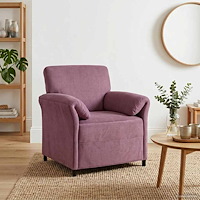 vidaXL En-sitssoffa Lila 88 x 83 x 95 cm Sammet