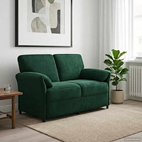 vidaXL 2-sits soffa Mörkgrön 138 x 83 x 95 cm Sammet