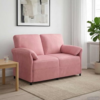 vidaXL 2-sits soffa Rosa 138 x 83 x 95 cm Sammet
