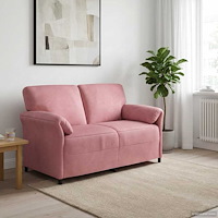 vidaXL 2-sits soffa Rosa 158 x 83 x 95 cm Sammet