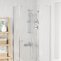 vidaXL Duschsystemset Krom 71 cm Rostfritt stål