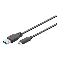 WENTRONIC GMBH goobay - USB typ C-kabel - USB typ A till 24 pin USB-C - 15 cm