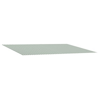 vidaXL Markisväv Grön och Vit 300 x 250 cm Polyester