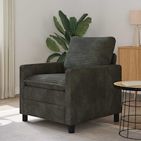 vidaXL Soffa Antracit 76 x 81 x 87,5 cm Polyester