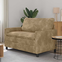 vidaXL Soffa Taupe 126 x 81 x 87,5 cm Polyester