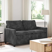 vidaXL Soffa Mörkgrå 156 x 81 x 87,5 cm Polyester