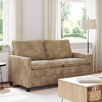 vidaXL Soffa Taupe 156 x 81 x 87,5 cm Polyester