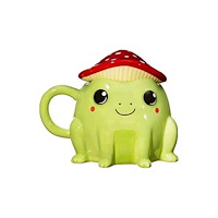 SASS & BELLE Fergus Frog Mug with Mushroom Lid