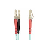 StarTech.com StarTech.com 25m (82ft) LC/UPC to LC/UPC OM4 Multimode Fiber Optic Cable, 50/125µm LOMMF/VCSEL Zipcord Fiber, 100G Netwo...