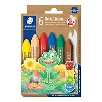 Staedtler A/S Vaxkritor, 6 färger
