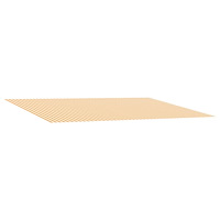 vidaXL Markisväv Gul och Vit 300 x 250 cm Polyester
