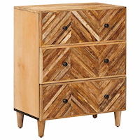 vidaXL Förvaringsskåp Brun 60 x 33,5 x 75 cm Massivt mangoträ