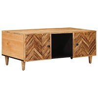 vidaXL Kaffeebord Brun 100 x 54 x 40 cm Massivt mangoträ