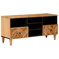vidaXL Förvaringsskåp Brun 100 x 33,5 x 46 cm Massivt mangoträ