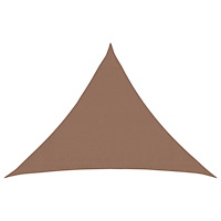 vidaXL Solsätt segel Taupe 7 x 5 x 5 m HDPE